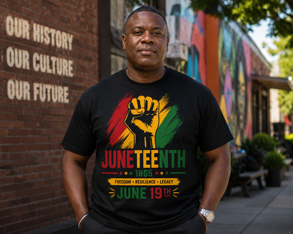 Freedom. Resilience. Legacy. Juneteenth Tee 1 (Men)