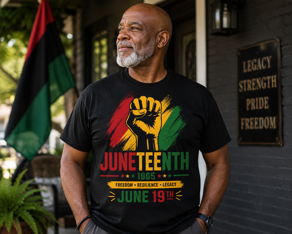 Freedom. Resilience. Legacy. Juneteenth Tee 1 (Men)