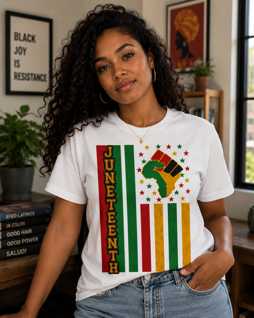 Juneteenth Power Flag 2 (Women)