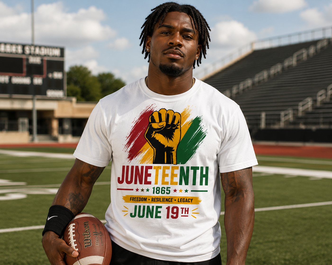 Freedom. Resilience. Legacy. Juneteenth Tee 2 (Men)