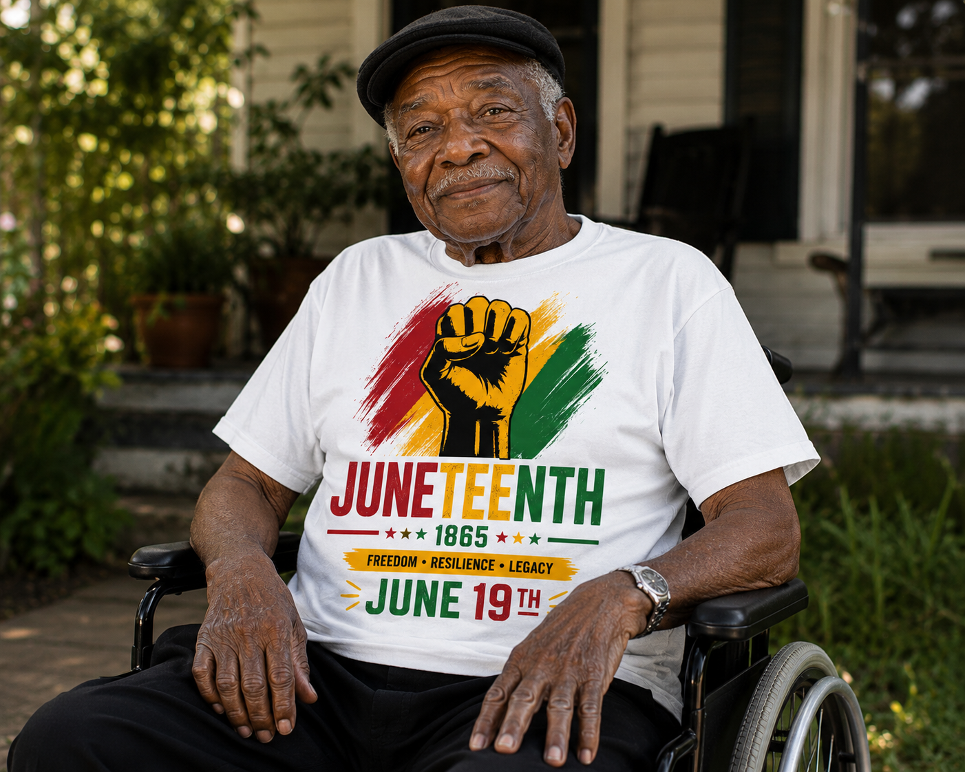 Freedom. Resilience. Legacy. Juneteenth Tee 2 (Men)