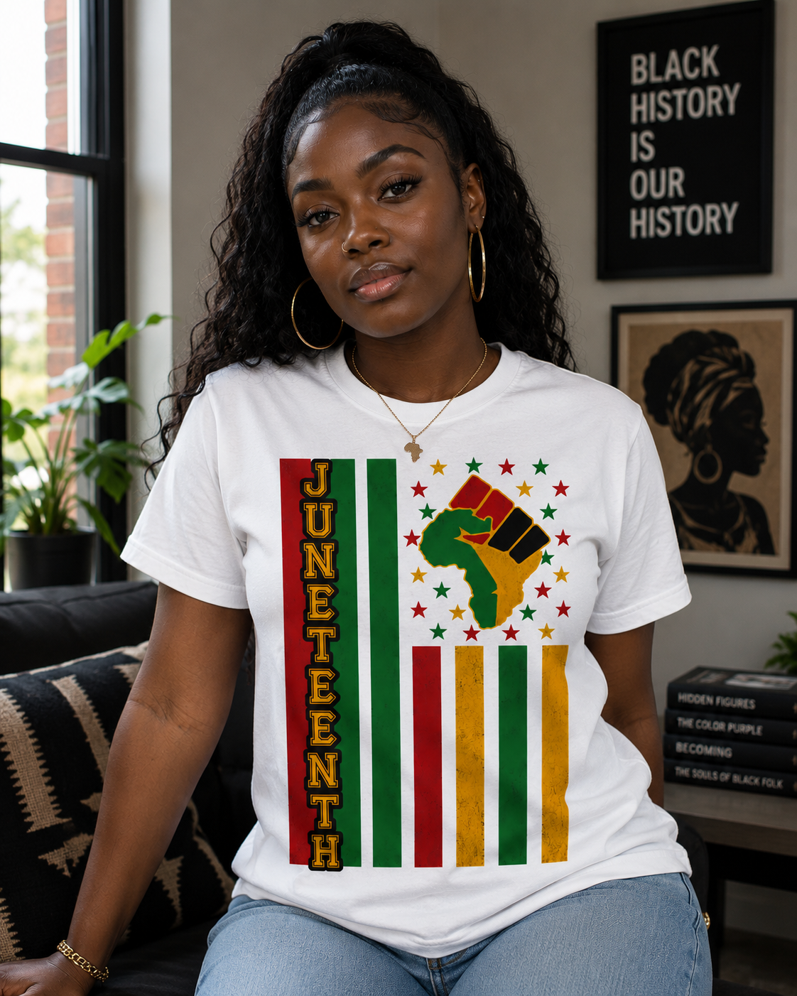 Juneteenth Power Flag 2 (Women)