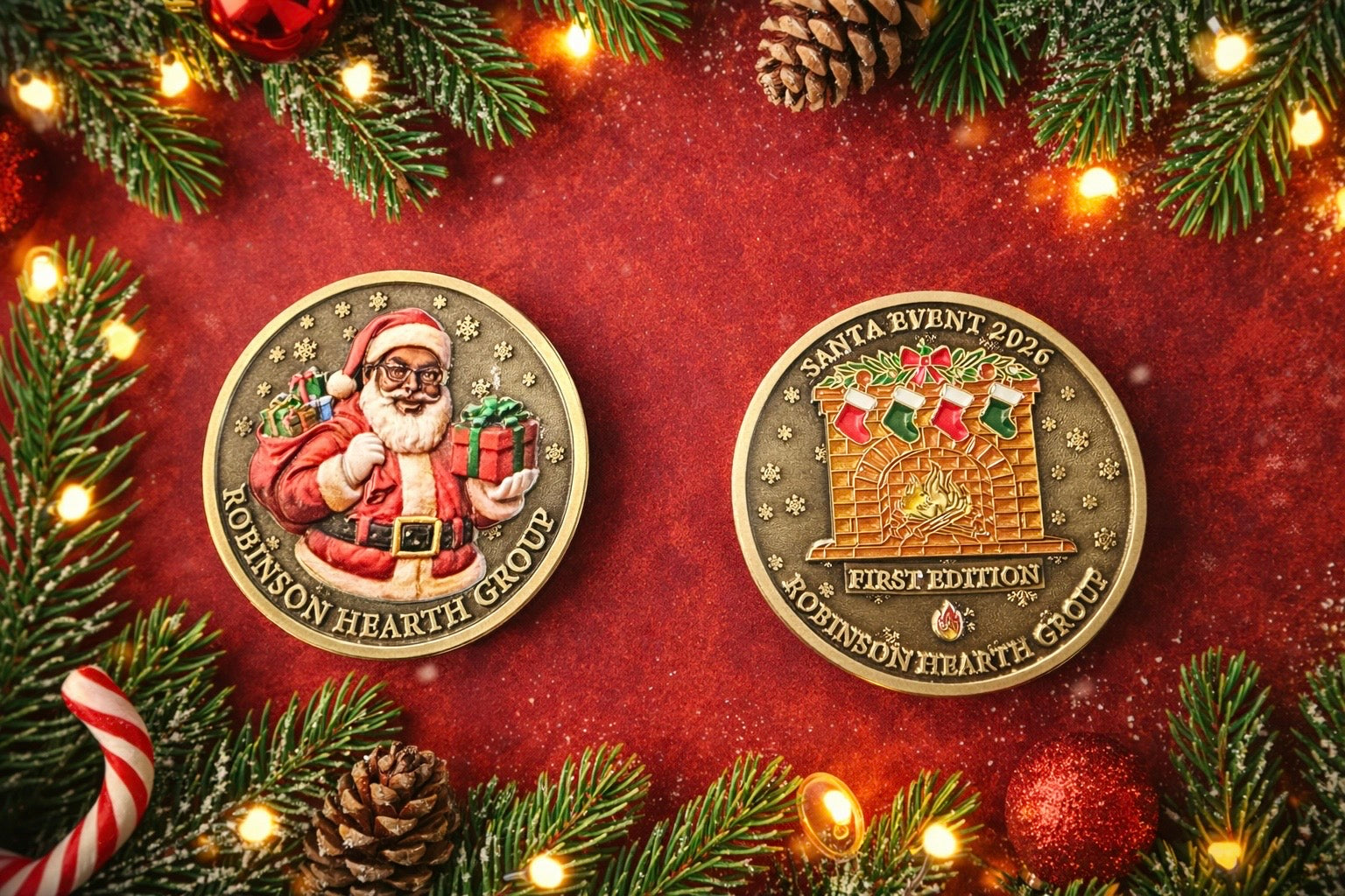 2026 Santa Challenge Coin LIMITED EDITION