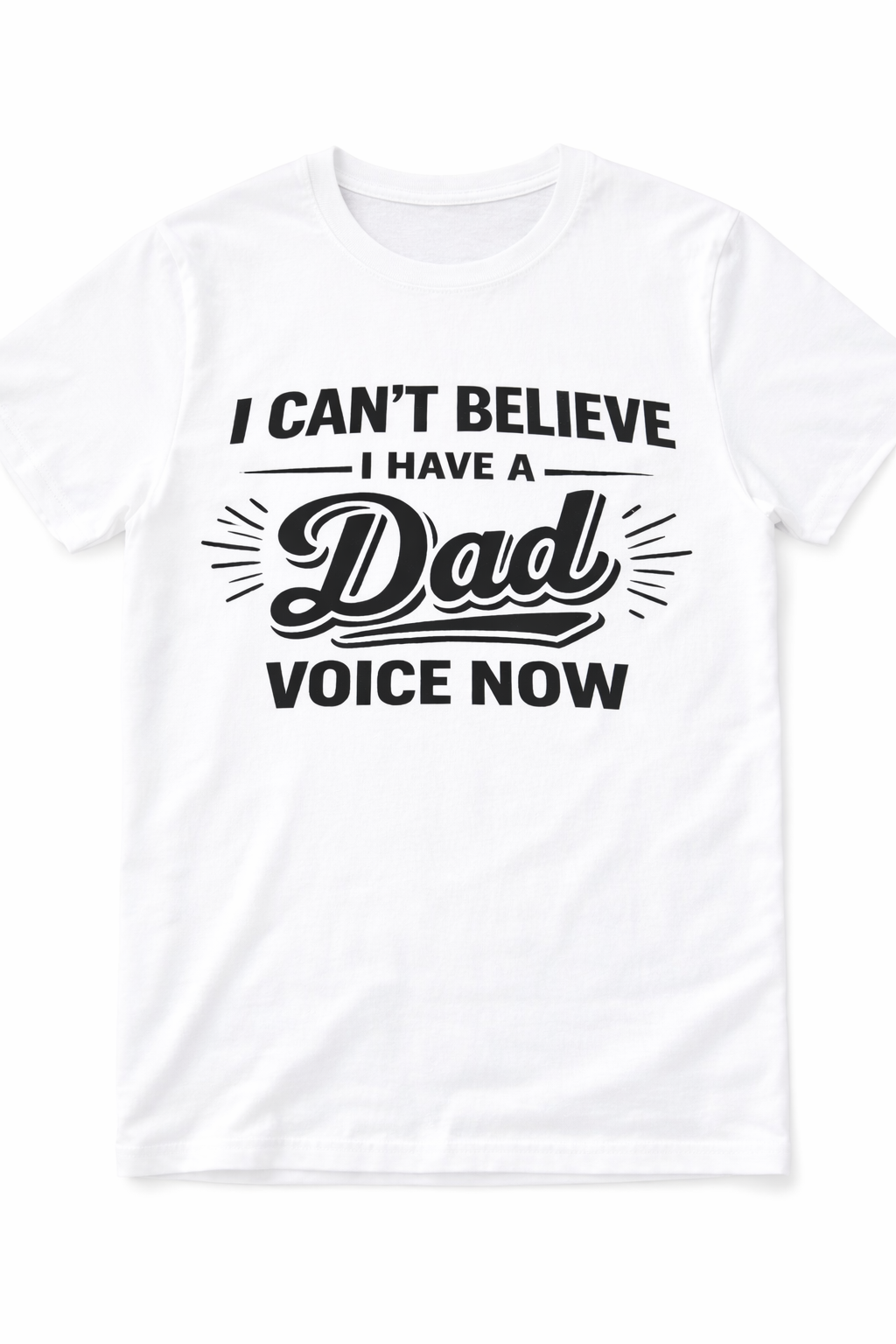 Dad Voice Activated Shirt (White)